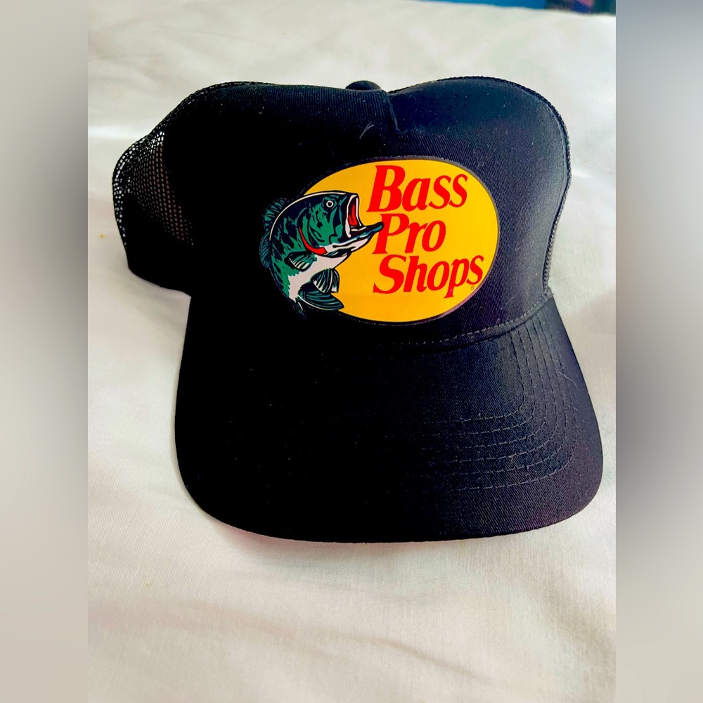 Black bass pro shops hat new with tags